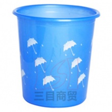 君临圆形纸篓H007 φ27*26.5cm 不镂空 颜色随机 120个/件 垃圾桶