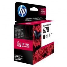 惠普原装墨盒HP678(CZ107AA) 黑色 适用于HP喷墨打印机HP DeskJet 2515 480页