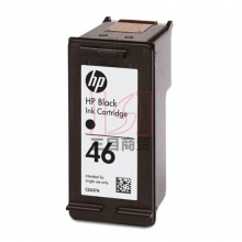 惠普原装墨盒HP46(CZ637AA) 黑色 适用于HP喷墨打印机HP 2020hc/2520hc 1500页