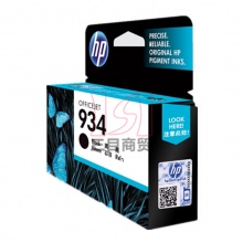 惠普原装墨盒HP934(C2P19AA) 标准容量 黑色 适用于HP喷墨打印机6830/6230 400页