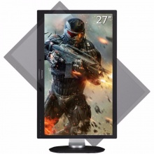 飞利浦（PHILIPS）显示器 272S4LPJCB 2K分辨率 TN屏 VGA/DVI/HDMI/DP接口 人体工学旋转升降底座 272S4LPJCB 黑色