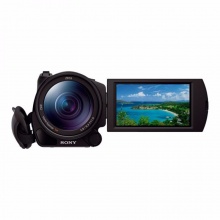 索尼摄像机FDR-AX100E EF-S 18-135mm f/3.5-5.6 IS STM镜头+64G SD卡+三脚架