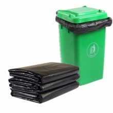 绿延垃圾袋 1200*1400mm 50只/包 加厚 240L垃圾桶专用 黑色