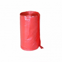 绿延PE料红色垃圾袋33cm宽 50个