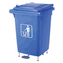 超宝垃圾桶 B-001A 60升 蓝色