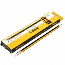 晨光铅笔AWP30803六角木杆HB黄黑杆 12支/盒