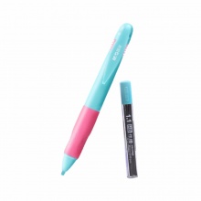 晨光优握正姿套装自动铅笔HAMP0688黑1.1mm 组合卡装单支装铅笔+1盒铅芯 36卡/盒 外壳颜色随机