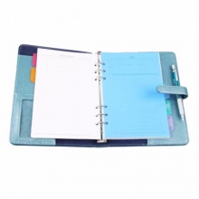 前通 W10-8001 皮面笔记本 8寸 130页 蓝色