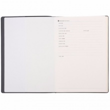晨光皮面笔记本APYLL488(雅致办公) A6-76页 雅纹黑色