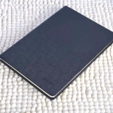 博文 7701 皮面硬面笔记本 18K 120页 黑色