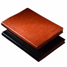 博文 552 皮面笔记本 A7 棕色 70克道林纸 150张