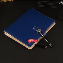 喜通皮面活页笔记本A25-848 A5-6孔170页 黑色