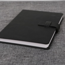 汇丰皮面笔记本HF-0225 A5-100页 黑色