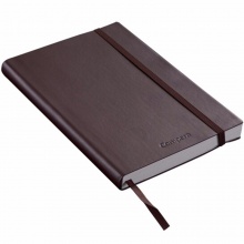 齐心Compera皮面笔记本C8001 B5-154张 70g米黄 黑色/棕色