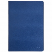 齐心C5809 皮面笔记本 18K-114张 70g米黄 蓝色