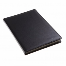 齐心皮面笔记本C5821 18K-114张 70g米黄 黑色