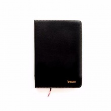博文 2925  皮面笔记本 25K 黑色 优质革料+70g双胶纸 132页