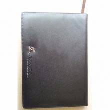 卓能真皮皮面笔记本ZN-P0025 25K 黑色 带盒子