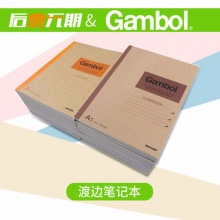 渡边 国誉软抄本WCN-G6001 B5-100页 混色 6本包   牛皮纸封面