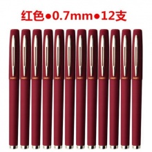 宝克 PC1838 大容量中性笔 0.7mm  红色 12支/盒