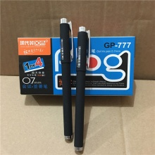 现代美 GP-777 中性笔 0.7mm 黑色 替换笔芯GP-117  12支/盒