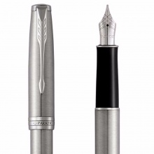 派克卓尔原创系列钢笔 钢杆银夹 23K镀金不锈钢笔尖 礼盒包装