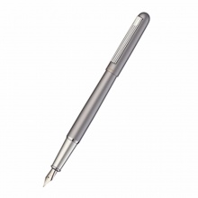 齐心金属钢笔FP6205 F尖0.5mm 金色/玫瑰金/深空灰 (1笔+2墨囊)/套