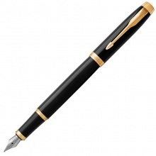 派克16款IM系列钢笔 纯黑丽雅金夹