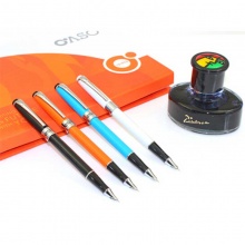 优尚钢笔S101智翔系列 黑色/白色/橙色/蓝色