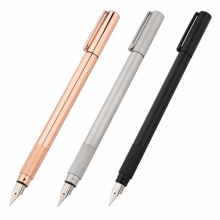 晨光优品金属钢笔AFPY1705 EF尖0.38mm男女通用 黑色/灰色/玫瑰金