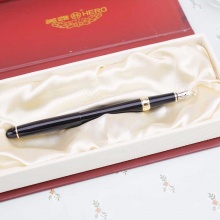 英雄礼品钢笔1603 淡雅脱俗小明尖 0.5mm 黑色/紫色/橙色/咖啡色/金色