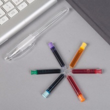 晨光可擦直液式钢笔套装HAFP0890轻颜系列 1支钢笔+6支彩色墨囊