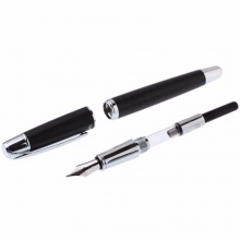晨光铱金钢笔希格玛系列AFPW4802 F/明尖 黑色金属 单支装