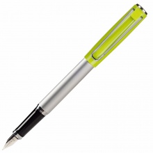 得力钢笔S669F发现者系列 F明尖 绿、蓝、黄、橙 1支礼盒装