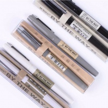 晨光钢笔本味AFPM0201 0.38mm 白色/黑色/棕色 单支装