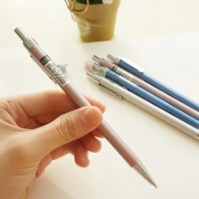 得力自动铅笔优酷系列6492 0.5mm/6493 0.7mm彩色金属外壳混色随机 36支/盒