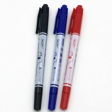 晨光 SPM21302 小双头记号笔 史努比海洋风 黑色/红色/蓝色 12支/盒