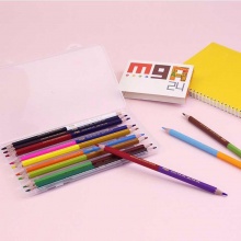 晨光彩色铅笔M&G ARTS双头彩铅24色ZWPY6701