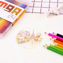 晨光彩色铅笔M&G ARTS双头彩铅24色ZWPY6701