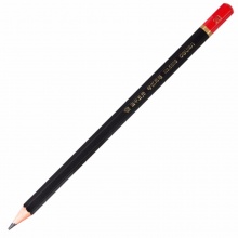 得力铅笔58119-2B考试铅笔 红杆 12支/盒