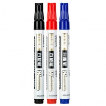 得力 S507 白板笔可加墨可擦易擦 黑色/红色/蓝色 10支/盒