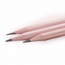 齐心原木铅笔MP2012-2B/MP2013-HB  未削头 不带擦头 30支/桶