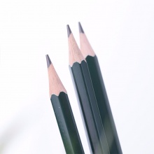 齐心高级绘图铅笔MP2011-HB/MP2010-2B，已削头不带擦头 12支装