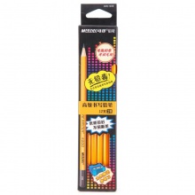 马可高级书写铅笔4200-12CB 2B 不带擦头 附卷笔刀1个 12支/盒 12盒/条