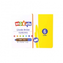 晨光彩色铅笔M&G KIDS儿童优渥粗杆彩铅6色ZWPY6801/12色ZWPY6802