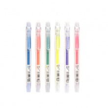 晨光单头可换芯荧光笔本味AHM27002黄色/橙色/紫色/绿色/粉红/蓝色 单色12支/盒