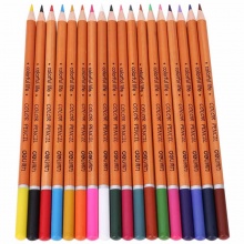 得力彩色铅笔6390 18色 混色筒装