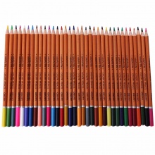得力彩色铅笔6392 36色 混色筒装