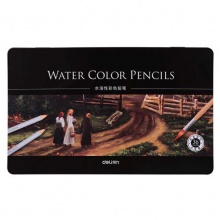 得力水溶性彩色铅笔6522 36色 盒装