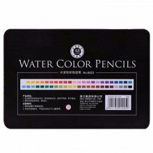 得力水溶性彩色铅笔6523 48色 盒装